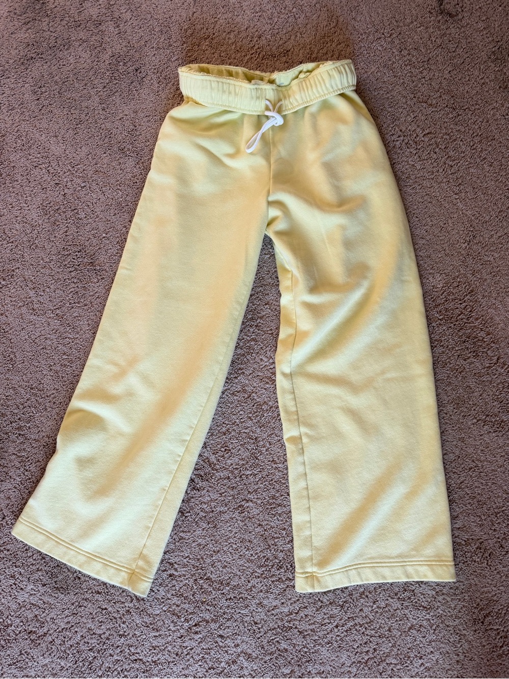 Yellow Drawstring Sweatpants